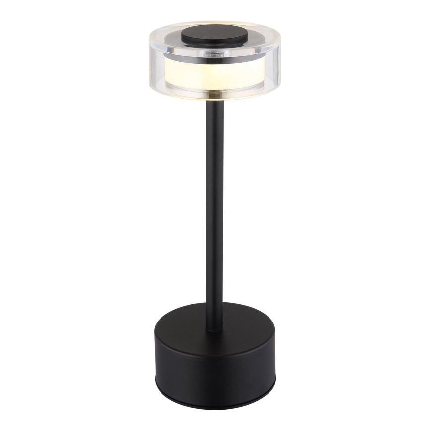 Globo - LED Lampada da tavolo touch ricaricabile e dimmerabile LED/2,5W/3,7V 2700/4000/6500K 1800mAh nero