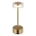 Globo - LED Lampada da tavolo touch ricaricabile e dimmerabile LED/2,5W/3,7V 2700/4000/6500K 1800mAh ottone