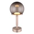 Globo - LED Lampada da tavolo touch ricaricabile e dimmerabile LED/2,5W/5V 1800mAh 2700/4000/6500K Oro rosa