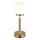 Globo - LED Lampada da tavolo touch ricaricabile e dimmerabile LED/2,5W/5V 1800mAh 2700/4000/6500K ottone