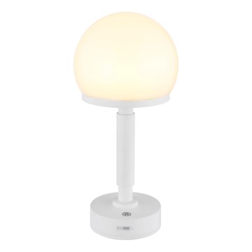 Globo - LED Lampada da tavolo touch ricaricabile e dimmerabile LED/2,5W/5V 1800mAh 2800K bianco