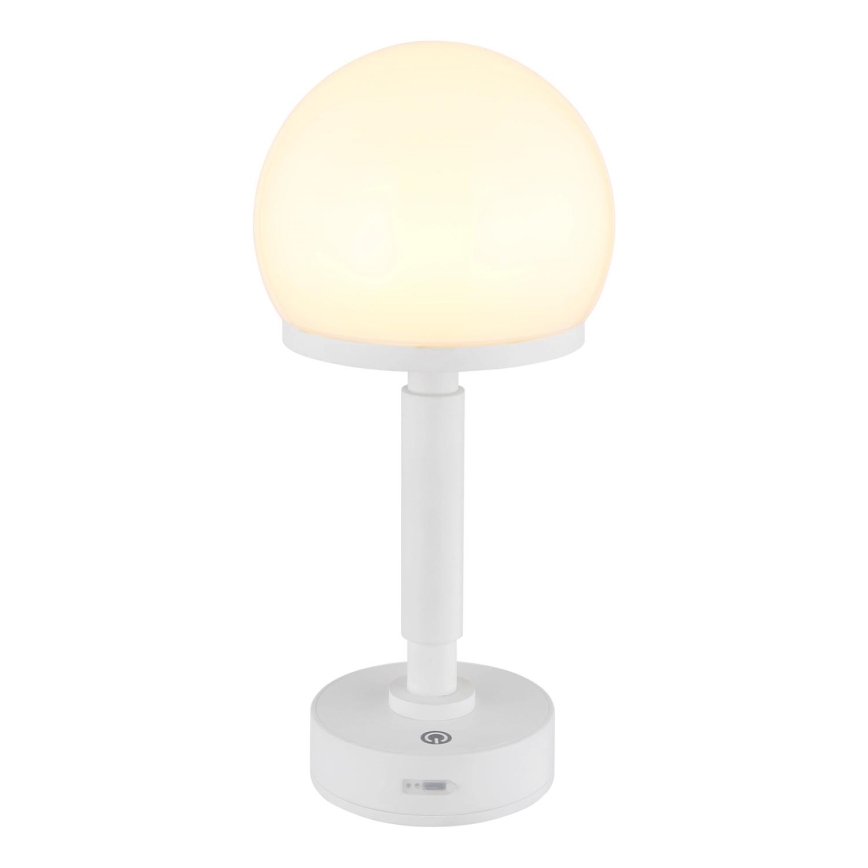 Globo - LED Lampada da tavolo touch ricaricabile e dimmerabile LED/2,5W/5V 1800mAh 2800K bianco