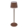 Globo - LED Lampada da tavolo touch ricaricabile e dimmerabile LED/4,6W/3,7V 3000K 1800mAh marrone IP54