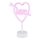 Globo - LED Neon tavolo decorazione LED/2W/3xAA cuore