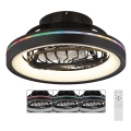 Globo - LED RGB Dimmerabile soffitto ventilatore LED/40W/230V 2700-6500K + telecomando