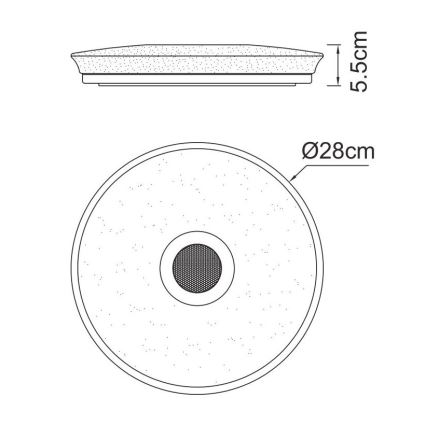 Globo - LED RGBW Lampada da bagno dimmerabile con altoparlante LED/18W/230V IP44 + telecomando