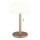 Globo - LED Ricaricabile lampada da tavolo LED/1,5W/3,7V 3000/4200/6000K 1800mAh marrone