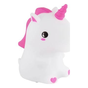 Globo - Luce notturna per bambini a LED RGBW dimmerabile e ricaricabile LED/1,5W/5V 1200 mAh unicorno