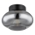 Globo - Plafoniera 1xE27ILLU/40W/230V nera