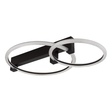 Globo - Plafoniera a LED 24W/230V 3000K 58x38 cm nera