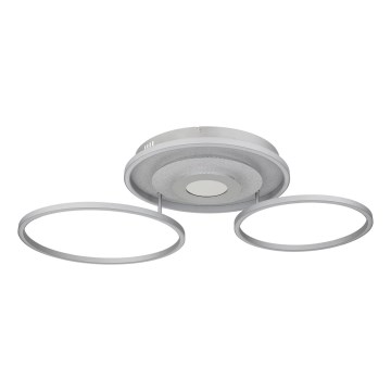 Globo - Plafoniera a LED dimmerabile LED/40W/230V 2700-6500K 57x99,2 cm argento + telecomando