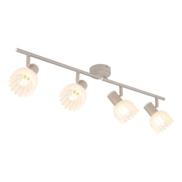 Globo - Plafoniera con 4 faretti 4xE14/40W/230V