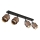 Globo - Plafoniera con 4 faretti 4xE27/40W/230V nero/bronzo