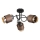 Globo - Plafoniera da soffitto 3xE27/40W/230V nero/bronzo