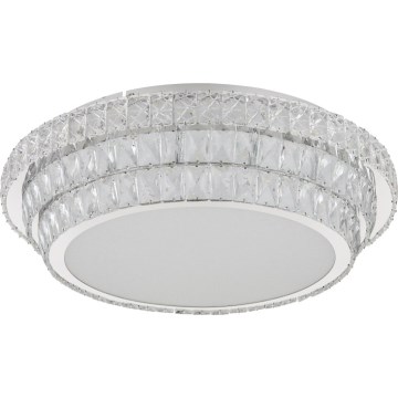 Globo - Plafoniera dimmerabile a LED/58W/230V 2700-6000K Ø 60 cm bianca + telecomando