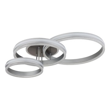 Globo - Plafoniera dimmerabile a LED/72W/230V 2700-6000K argento + telecomando