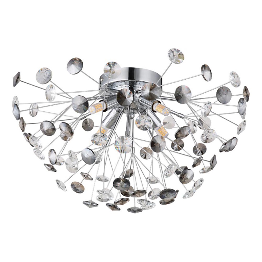 Globo - Plafoniera LED 4xG9/3,5W/230V diametro 45 cm cromo lucido