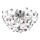 Globo - Plafoniera LED 4xG9/3,5W/230V diametro 45 cm cromo lucido