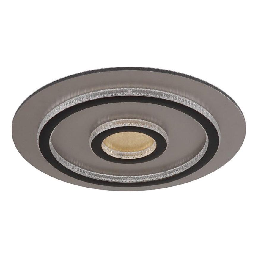 Globo - Plafoniera LED dimmerabile 40W/230V 3000-6500K Ø 45 cm nero + telecomando