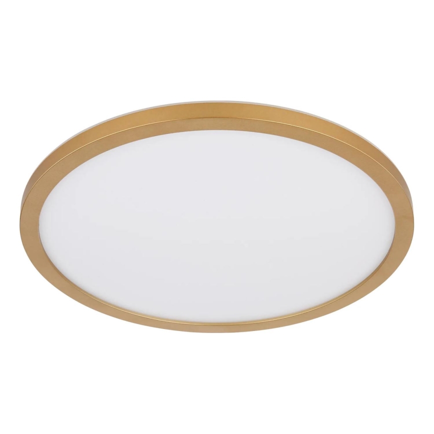 Globo - Plafoniera LED dimmerabile da bagno LED/18W/230V 3000K IP44 diametro 29,4 cm ottone