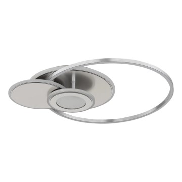 Globo - Plafoniera LED dimmerabile da soffitto LED/24W/230V 2700-6500K argento + telecomando