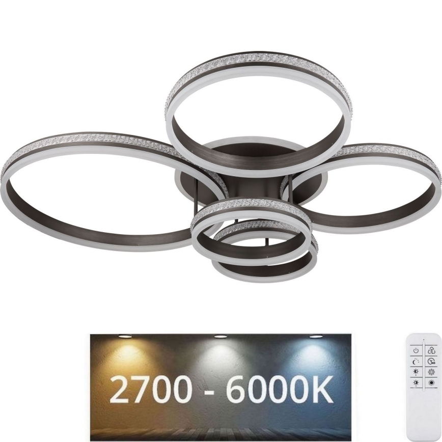 Globo - Plafoniera LED dimmerabile LED/120W/230V 2700K-6000K + telecomando
