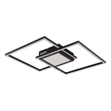 Globo - Plafoniera LED dimmerabile LED/32W/230V 2700-6500K 42,6x42,6 cm nero + telecomando