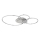 Globo - Plafoniera LED dimmerabile LED/36W/230V 2700-6000K argento + telecomando