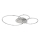 Globo - Plafoniera LED dimmerabile LED/36W/230V 2700-6500K argento + telecomando