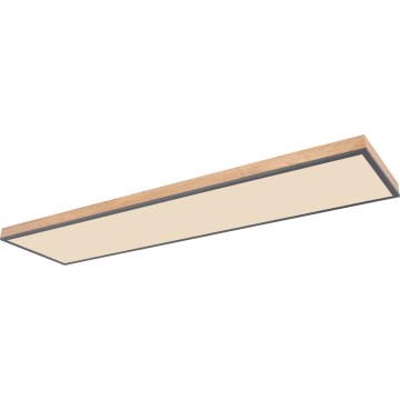 Globo - Plafoniera LED dimmerabile LED/36W/230V 2700-6500K + telecomando marrone/grigio
