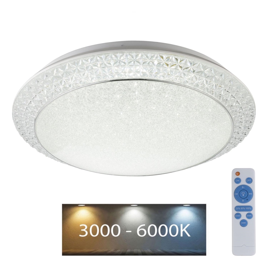 Globo - Plafoniera LED dimmerabile LED/40W/230V 3000-6000K + telecomando