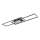 Globo - Plafoniera LED dimmerabile LED/42W/230V 2700-6500K 19,6x96 cm nera + telecomando
