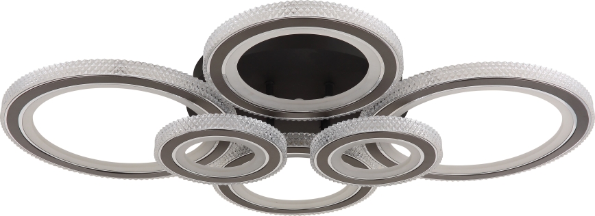 Globo - Plafoniera LED dimmerabile LED/60W/230V 2700-6000K 56x78 cm antracite + telecomando