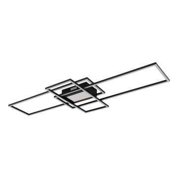 Globo - Plafoniera LED dimmerabile LED/60W/230V 2700-6500K 42x110,8 cm nera + telecomando