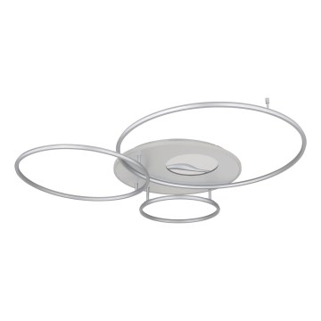 Globo - Plafoniera LED dimmerabile LED/70W/230V 2700-6500K Wi-Fi Tuya cromo opaco + telecomando