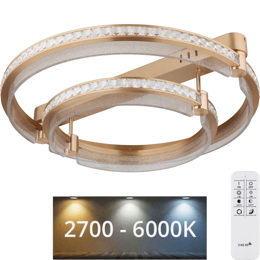 Globo - Plafoniera LED dimmerabile LED/78W/230V 2700K-6000K + telecomando