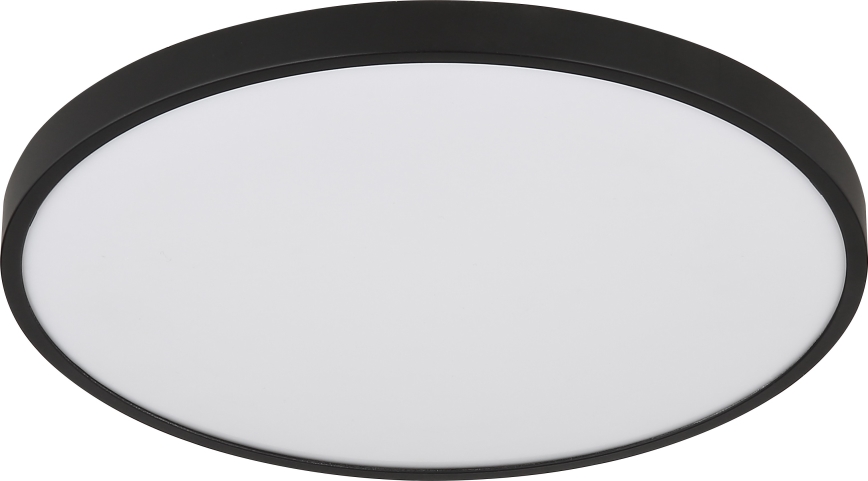 Globo - Plafoniera LED LED/15W/230V 4000K diametro 23 cm nero