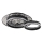 Globo - Plafoniera LED LED/24W/230V 3000K 40x50,5 cm nero/cromo lucido