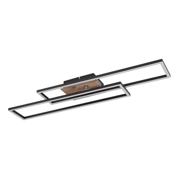 Globo - Plafoniera LED LED/30W/230V 3000K 60x80 cm nero