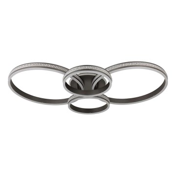 Globo - Plafoniera LED LED/39W/230V 2700/4500/6500K 106x60 cm antracite
