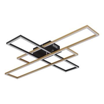 Globo - Plafoniera LED LED/40W/230V 3000K 60x80 cm nero/oro