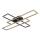 Globo - Plafoniera LED LED/40W/230V 3000K 60x80 cm nero/oro