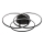 Globo - Plafoniera LED LED/40W/230V 4000K diametro 45,6 cm nero