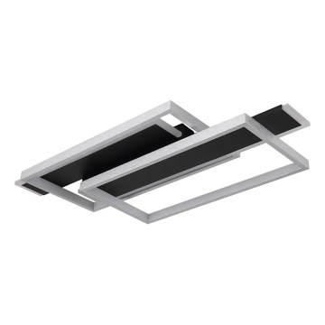 Globo - Plafoniera LED LED/40W/230V 62x27 cm cromo opaco/nero