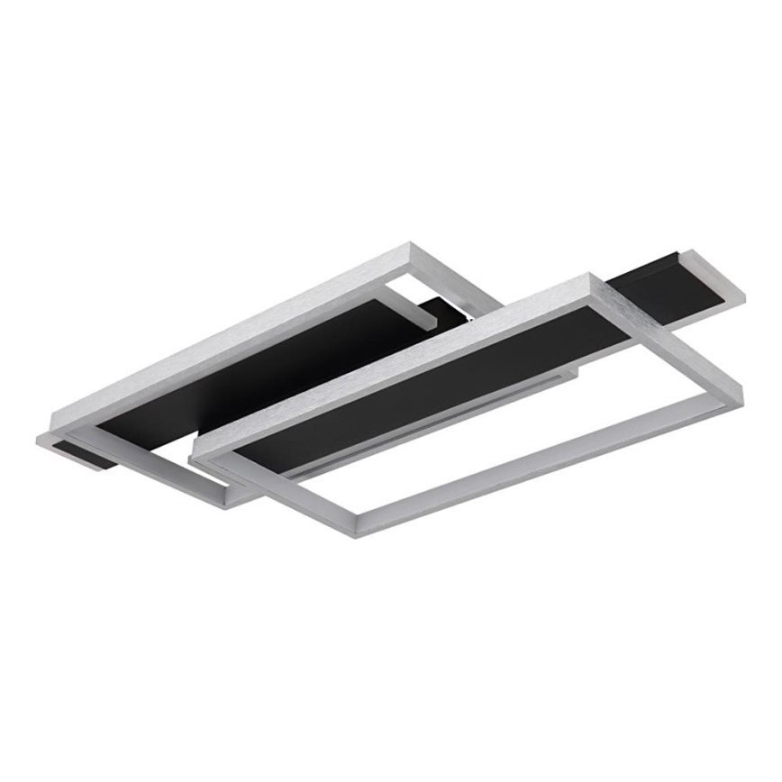 Globo - Plafoniera LED LED/40W/230V 62x27 cm cromo opaco/nero