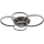 Globo - Plafoniera LED LED/70W/230V 3000K 88x110 cm antracite