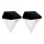 Globo - SET 2x Applique a LED solare LED/0,5W/3V IP44 600 mAh