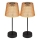 Globo - SET 2x Lampada LED solare LED/0,06W/3V IP44 40 mAh arancione