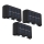Globo - SET 3x Lampada LED solare LED/0,8W/3V 6500K IP44 600 mAh