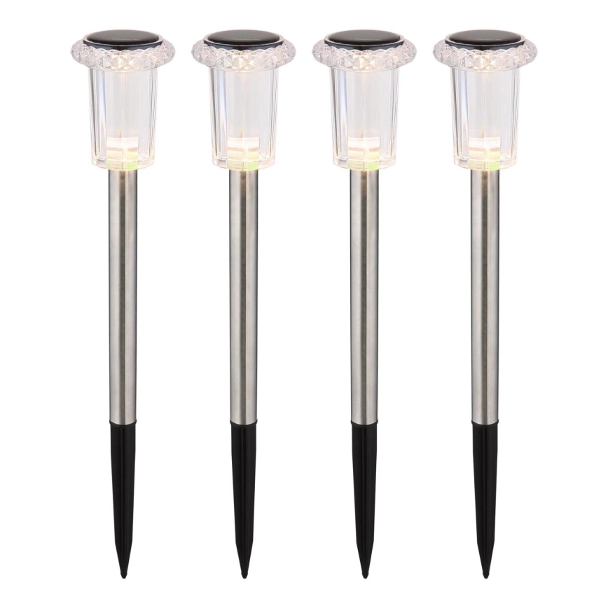 Globo - SET 4x Lampada LED solare LED/0,06W/1,2V IP44 100 mAh